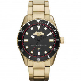 Correa de reloj Armani Exchange AX1710 Acero Chapado en oro 22mm