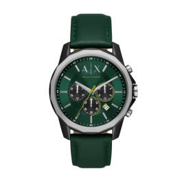 Correa de reloj Armani AX1741 Cuero Verde 22mm