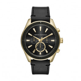 Correa de reloj Armani Exchange AX1818 Cuero Negro 22mm