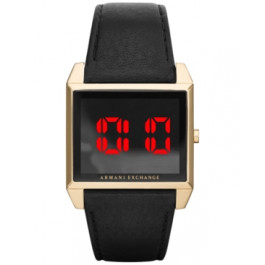 Correa de reloj Armani Exchange AX2220 Cuero Negro 22mm