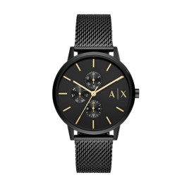 Correa de reloj Armani AX2716 Milanesa Negro 20mm