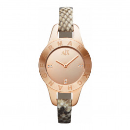 Correa de reloj Armani Exchange AX4129 Cuero Marrón 8mm