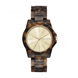 Correa de reloj Armani Exchange AX4344 Plástico Marrón 18mm