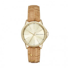 Correa de reloj Armani Exchange AX4350 Cuero Beige 18mm