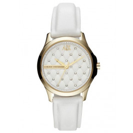 Correa de reloj Armani Exchange AX5207 Cuero Blanco 18mm