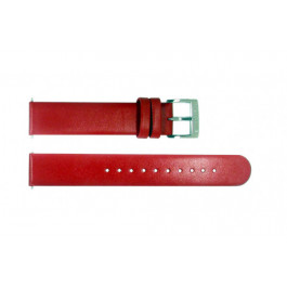 Correa de reloj Mondaine A669.30305.11SBC / A669.30323.11SBC / BM20027V Vegano Rojo 16mm