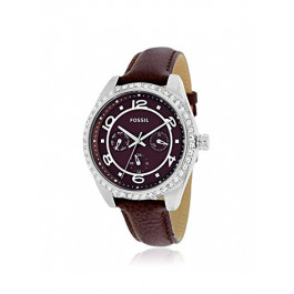 Correa de reloj Fossil BQ1093 Cuero Marrón 18mm