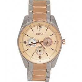 Correa de reloj Fossil BQ1404 Acero inoxidable Bicolor 20mm