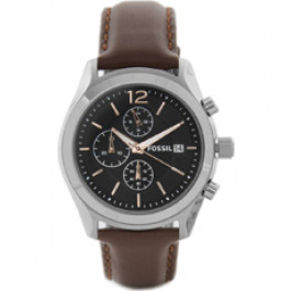 Correa de reloj Fossil BQ1484 Cuero Marrón 22mm