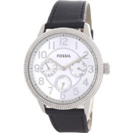 Correa de reloj Fossil BQ1503 Cuero Negro 22mm