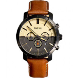 Correa de reloj Fossil BQ2157 Cuero Marrón 22mm