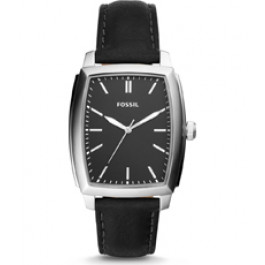 Correa de reloj Fossil BQ2301 Cuero Negro 20mm