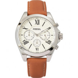 Correa de reloj Fossil BQ3084 Cuero Marrón 18mm