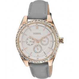 Correa de reloj Fossil BQ3113 Cuero Gris 18mm