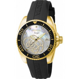 Correa de reloj Invicta 0489 / 0489.01 / 0487 Caucho Negro