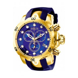 Correa de reloj Invicta 6113.01 Caucho Azul
