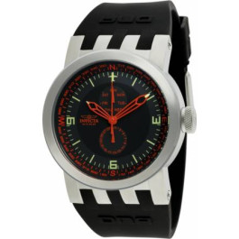 Correa de reloj Invicta 10393 DNA Caucho Negro 32mm