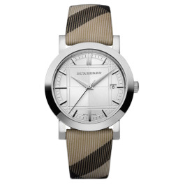 Correa de reloj Burberry BU1390 Cuero/Plástico Bicolor
