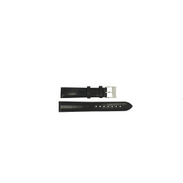 Correa de reloj Burberry BU1453 Cuero Negro 16mm