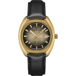 Correa de reloj Certina C0244073736100A Cuero Negro 20mm