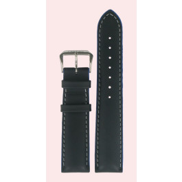 Correa de reloj Certina C600006836 Cuero Negro 20mm
