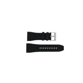 Correa de reloj Fossil CH2576 / CH2577 Caucho Negro 30mm