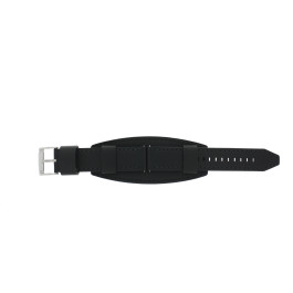 Correa de reloj Fossil CH2856 / RETRO Traveler Cuero Negro 22mm