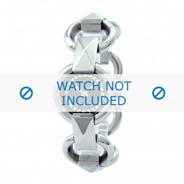 Diesel correa de reloj DZ5154 Metal Plateado