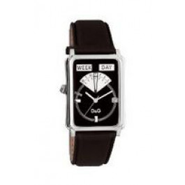 Correa de reloj Dolce & Gabbana DW0122 Cuero Negro 23mm