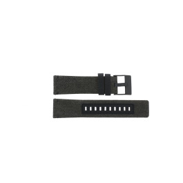 Correa de reloj Diesel DZ4373 Cuero/Textil Negro 24mm