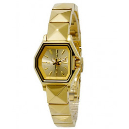 Correa de reloj Diesel DZ5391 Acero inoxidable Chapado en oro 10mm