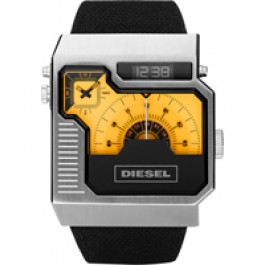 Correa de reloj Diesel DZ7223 Cuero/Plástico Negro 34mm