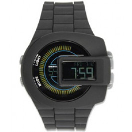 Correa de reloj (Combinación de correa + caja) Diesel DZ7274 Silicona Negro 28mm