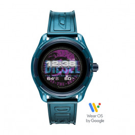 Correa de reloj Reloj inteligente Diesel DZT2020 Plástico Azul 22mm