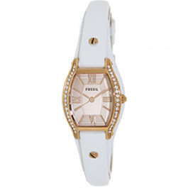 Correa de reloj Fossil ES3289 Cuero Blanco 10mm