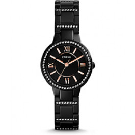 Correa de reloj Fossil ES3610 Acero inoxidable Negro 14mm