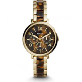 Correa de reloj Fossil ES3925 Acero inoxidable Chapado en oro 14mm