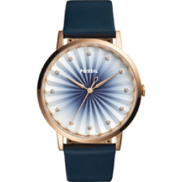 Correa de reloj Fossil ES4198 Cuero Azul 20mm