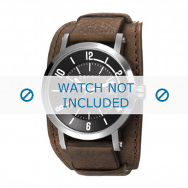 Esprit correa de reloj ES108031-003 Cuero Marrón + costura predeterminada