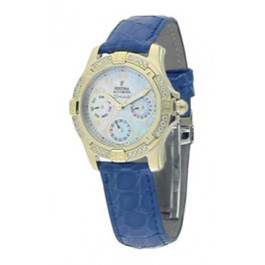 Correa de reloj Festina F16023-3 / F16023-4 Cuero Azul 18mm