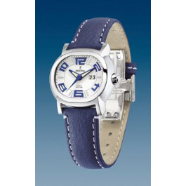 Correa de reloj Festina F16127-1 Cuero Azul 18mm