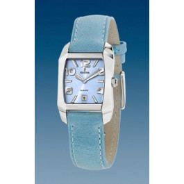Correa de reloj Festina F16137-C Cuero Azul claro 16mm