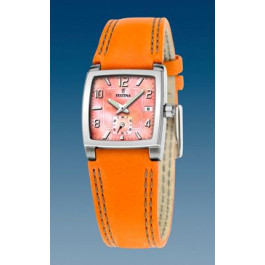 Correa de reloj Festina F16181-H Cuero Naranja