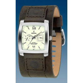 Correa de reloj Festina F16182-2 Cuero Verde 22mm