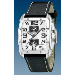 Correa de reloj Festina F16259/1 Cuero Negro 26mm