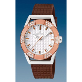 Festina correa de reloj F16563-2 Caucho Marrón