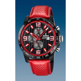 Correa de reloj Festina F20339-5 Cuero Rojo 23mm