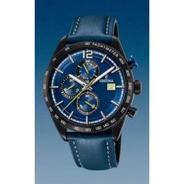 Correa de reloj Festina F20344-2 Cuero Azul 22mm