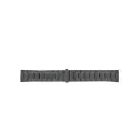 Correa de reloj Fossil FS4721 Acero inoxidable Gris antracita 22mm