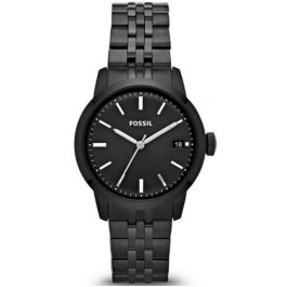 Correa de reloj Fossil FS4820 Acero inoxidable Negro 18mm